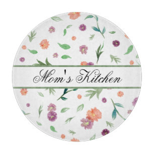 Découper Planche de cuisine à fleurs sur mesure - Cadeau po