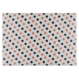 Découper Planche de découpe à points d'Halloween orange et