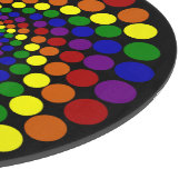 Découper Roue de couleur de tournoiement sur la planche à (Coin)