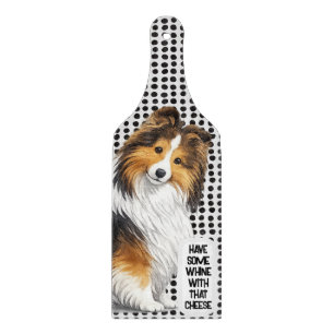 Découper Sheltie - Planche à charcuterie couleur sable