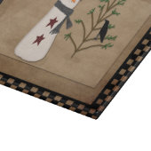 Découper Snowman Avec Planche À Découpe En Verre Arbre (Coin)