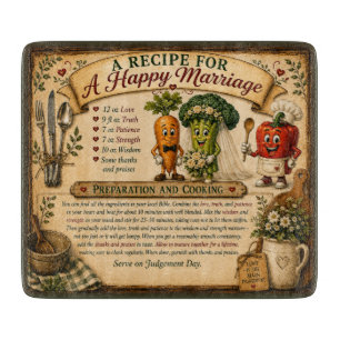 Découper Une Recette pour un Mariage Heureux Planche à Déco