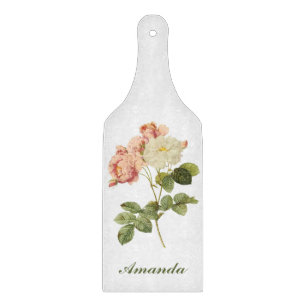 Découper Vintage Fleurs monogramme personnalisé planche à d