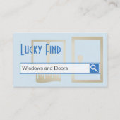 "Découverte chanceuse" Windows et cartes de visite (Devant)