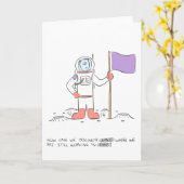 Découverte de la carte de voeux de l'espace (Fleur jaune)