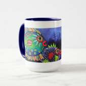 "Découverte de l'épave du bijou brillant" Mug (Devant gauche)