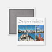 Découvrez Belarus Minsk Architecture Magnet (Recto/Verso)