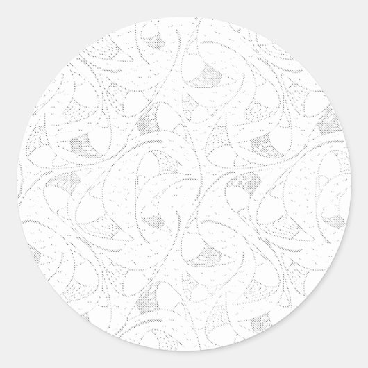 Découvrez des Stickers Rond Classique De Haute Qua (Devant)