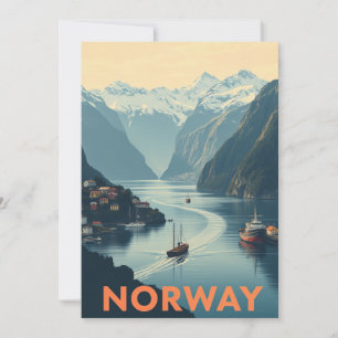 Découvrez la beauté Pittoresque de Norvège Carte d