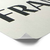 Découvrez la France en train Poster vintage (Coin)