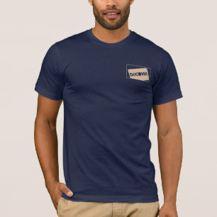Découvrez le T-shirt bleu-foncé de Printon