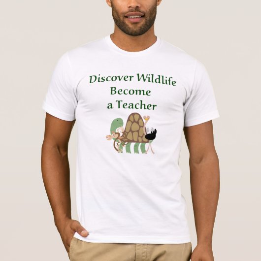 Découvrez le T-shirt de professeur de faune (Devant)