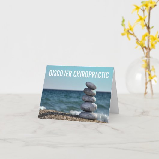 Découvrez les cartes de notes de chiropratique (Fleur jaune)