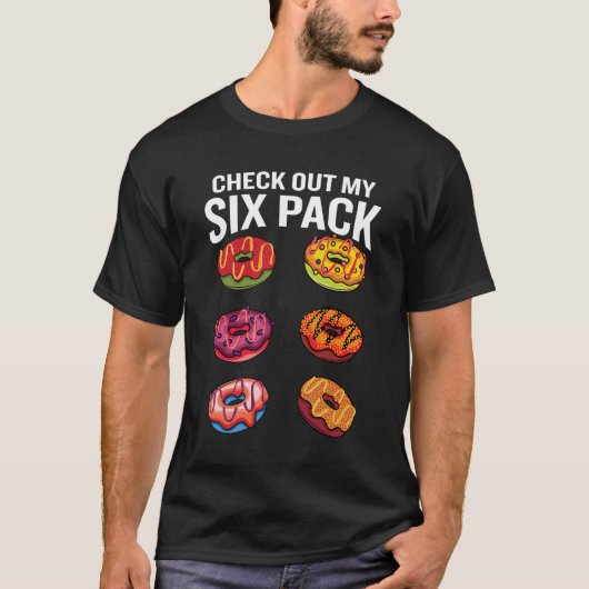 Découvrez Mon T-shirt Soft Funny Donut Fitness Six (Devant)