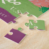 Découvrez Porto Rico, Poster vintage Jigsaw Puzzle (Côté)