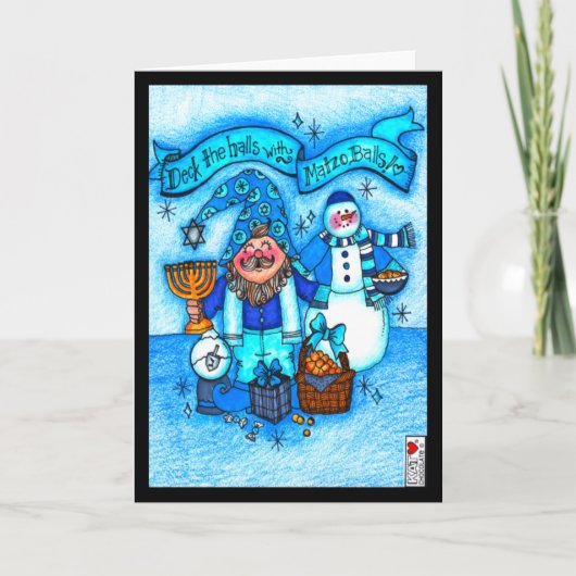 Découvrir les Halls avec carte de boules Matzo (Devant)