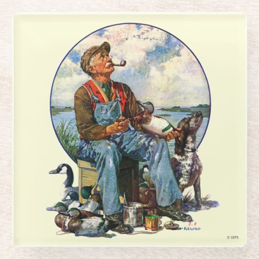 Decoys Glazen Onderzetter (Voorkant)