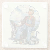 Decoys Glazen Onderzetter (Achterkant)