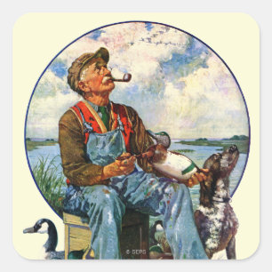 Decoys Vierkante Sticker