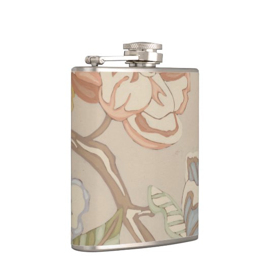 Decratief Organza Chintz Floral Design Heupfles (Rechts)