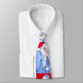 Ded Moroz + Snegurochka necktie - cravate de Noël (Attaché)