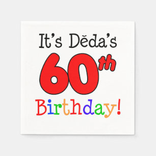 Deda's 60e verjaardag Tsjechische opa Servet