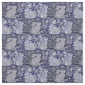 Dedham Blue & White Rabbit céramique Tile Tissu Ar (Échantillon)