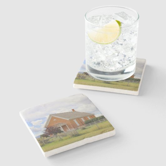 Dedicated 1892 stenen onderzetter (Zijkant)