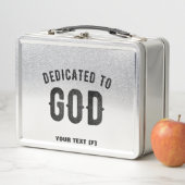 DEDICATED TO GOD COOL  BLACK TEKST (In situ)