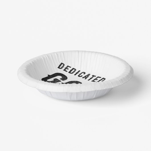 DEDICATED TO GOD COOL BLACK TEKST PAPIEREN KOMMEN (Gebogen)