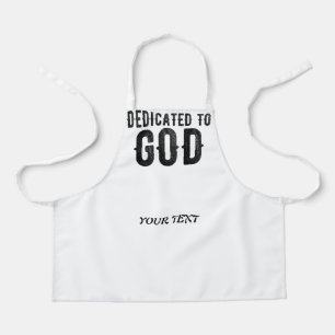 DEDICATED TO GOD COOL BLACK TEKST SCHORT
