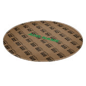 DEDICATED TO GOD COOL  BLACK TEKST SNIJPLANK (Hoek)