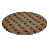 DEDICATED TO GOD  COOL BLACK TEKST SNIJPLANK (Hoek)