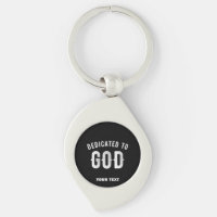 DEDICATED TO GOD COOL WHITE TEKST
