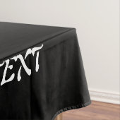 DEDICATED TO GOD  COOL WHITE TEKST TAFELKLEED (Voorbeeld)