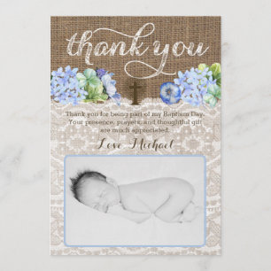 Dedicatie bedankt je kaart, religieus bedankt jong