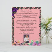 Dédication de mon fils sur la pêche sur papier per (Debout devant)