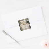 Dedication to Brahms, 1909 Vierkante Sticker (Envelop)