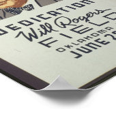 Dedication, Will Rogers Field, Oklahoma City, juni Poster (Hoek)