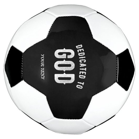 DÉDIÉ À DIEU PERSONNALISABLE COOL TEXTE BLANC (Tourné)