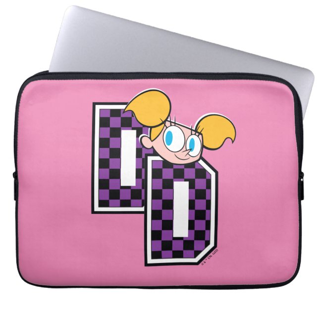 Dee Dee Athletic Letters Graphic Laptop Sleeve (Voorkant)