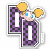 Dee Dee Athletic Letters Graphic Sticker (Voorkant)