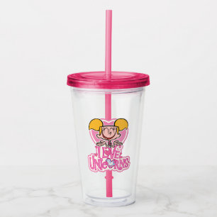 Dee Dee - I Love Unicorns Acryl Drinkbeker