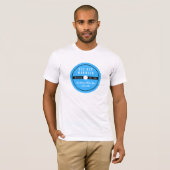 Dee Dee Warwick Blue Vinyl Mannen T-Shirt (Voorkant volledig)