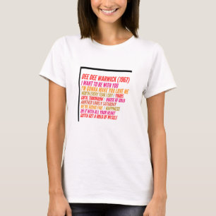 Dee Dee Warwick Hoesje Vinyl 1967 Vrouwen T-Shirt
