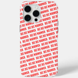 Dee Dee Warwick Red iPhone 14 Pro Max Hoesje