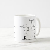 Dee peptide nom mug (Devant droit)