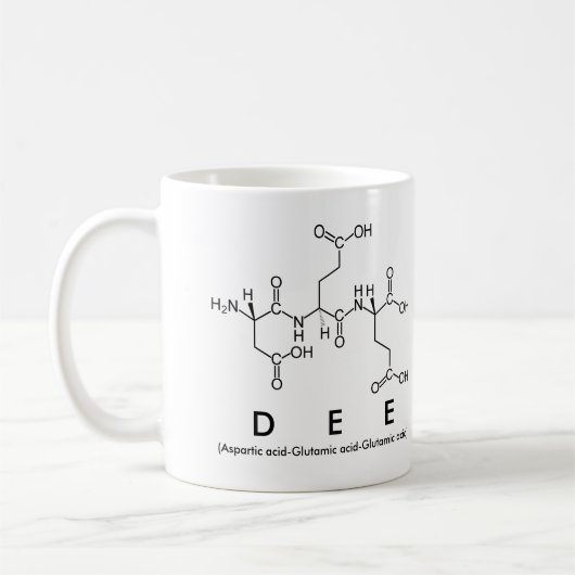 Dee peptide nom mug (Gauche)