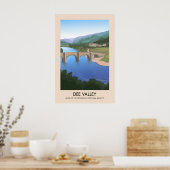 Dee Valley AONB Travel Poster (Cuisine)
