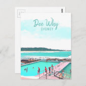 Dee Why Northern beaches sydney Briefkaart (Voorkant / Achterkant)